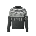 Pull ornementé en laine et cachemire