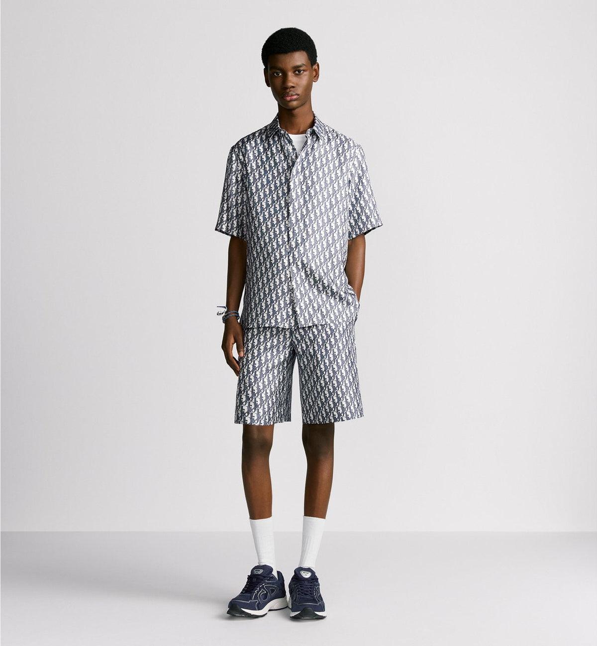 Chemise à manches courtes Dior Oblique