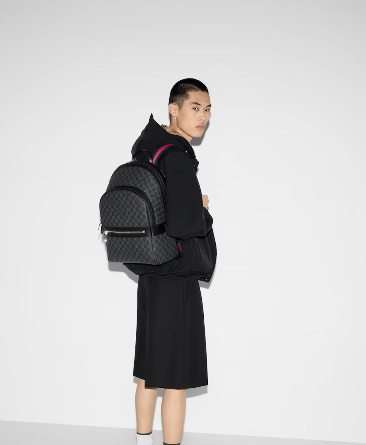 Sac à dos GG Black moyen format