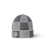 Bonnet et Écharpe Damier Heritage Gris