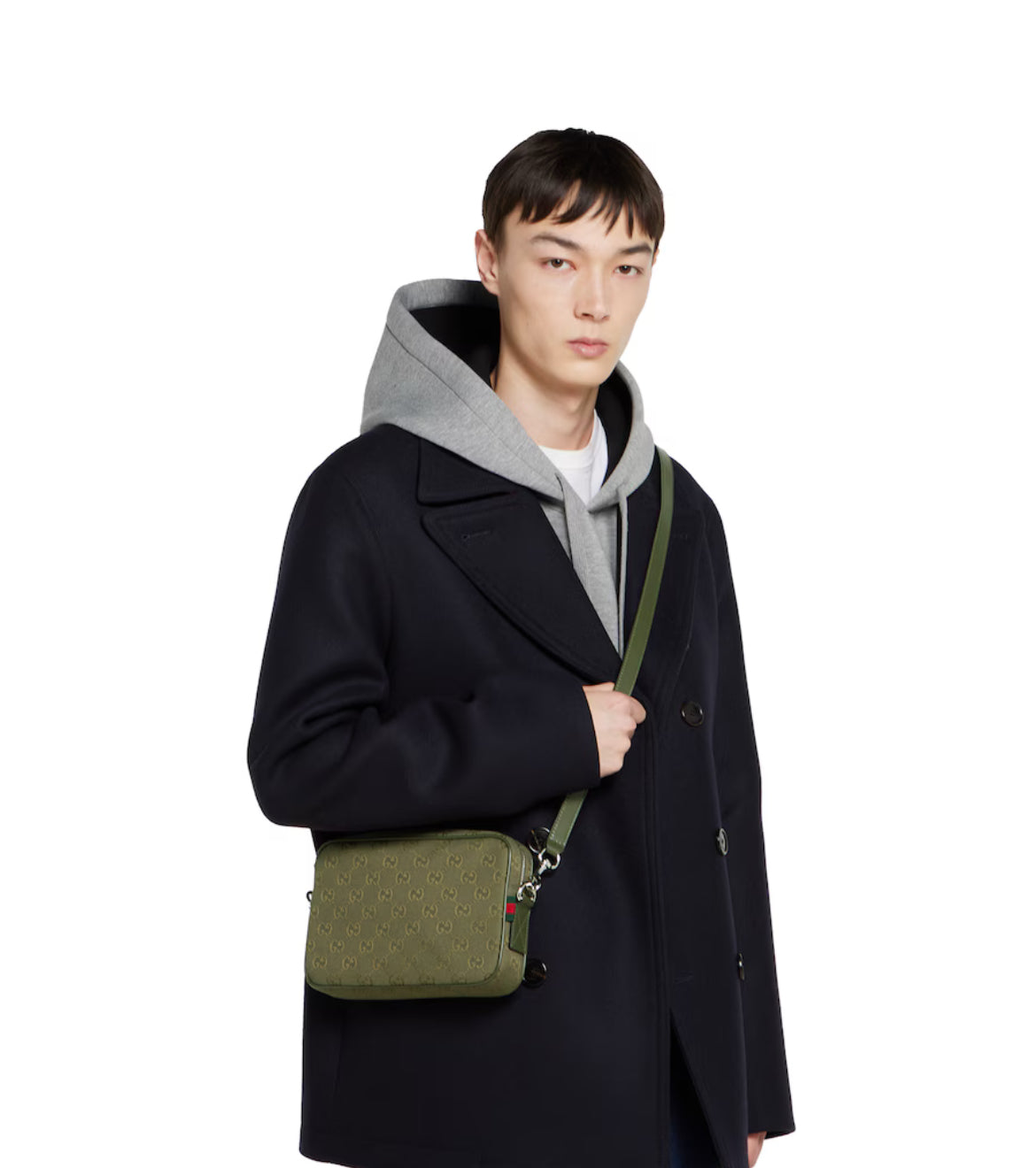 Sac à bandoulière en toile GG petit format