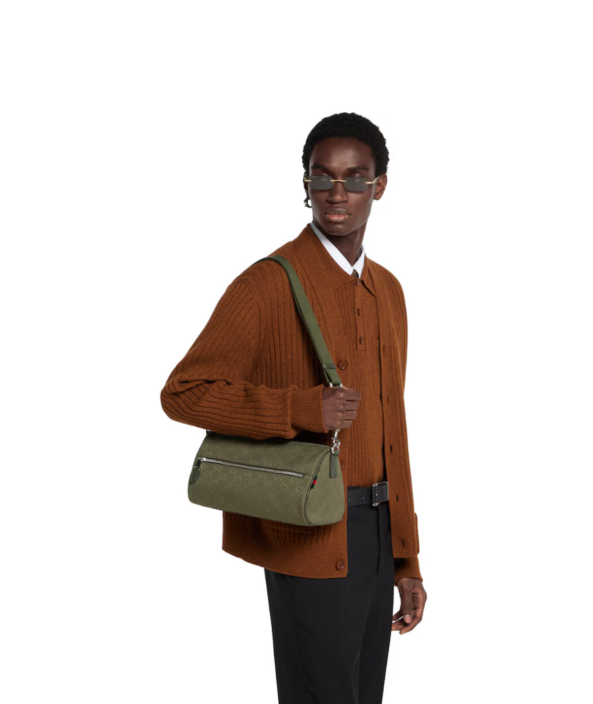 Sac cylindrique en toile GG petit format