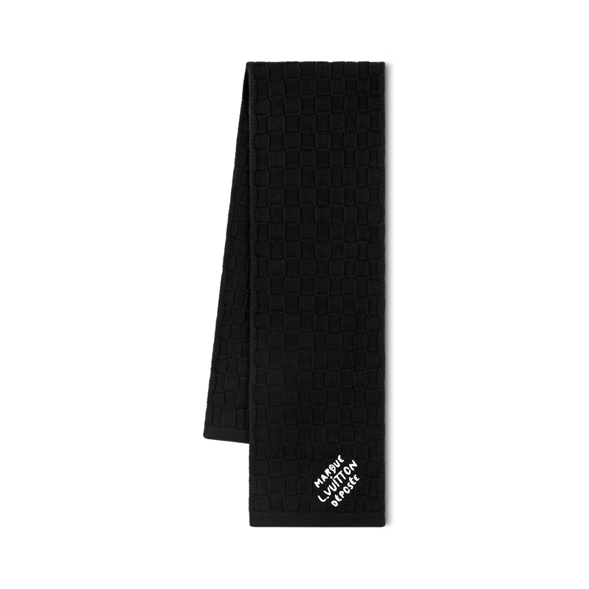 Bonnet et Écharpe Écharpe Damier Snug Noir