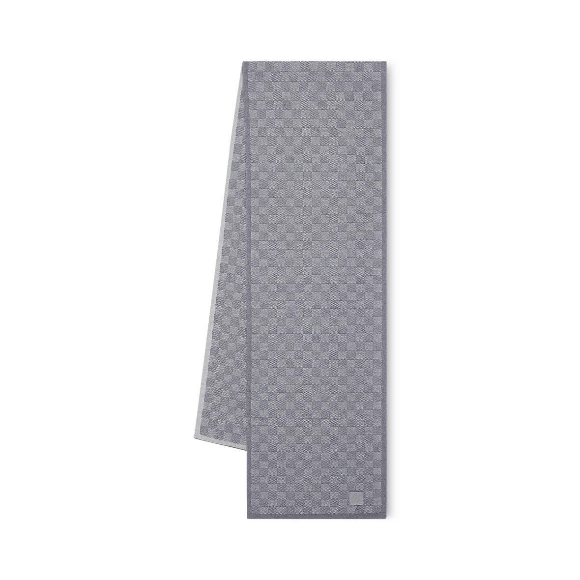 Bonnet et Écharpe Néo Petit Damier Gris