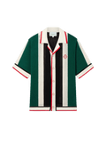 CHEMISE RAYÉE VERT BLANC