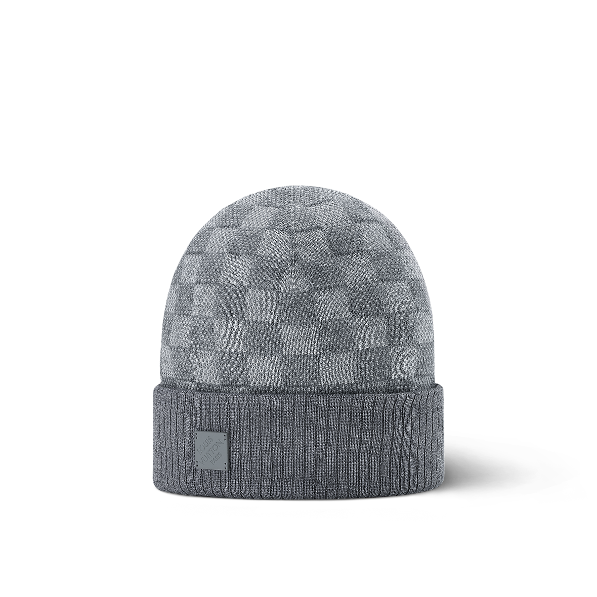 Bonnet et Écharpe Néo Petit Damier Gris