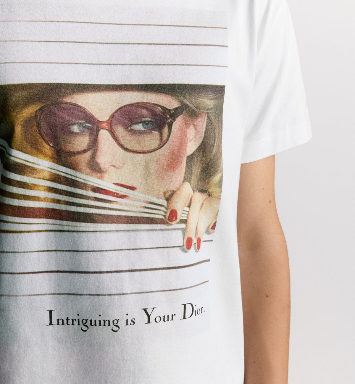 T-shirt imprimé Dior Heritage, coupe regular