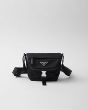 Sac porté épaule en Re-Nylon et cuir Saffiano