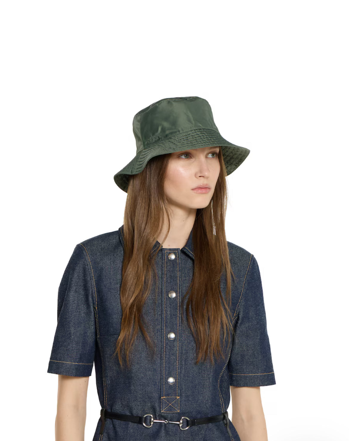 Chapeau bob réversible en nylon GG