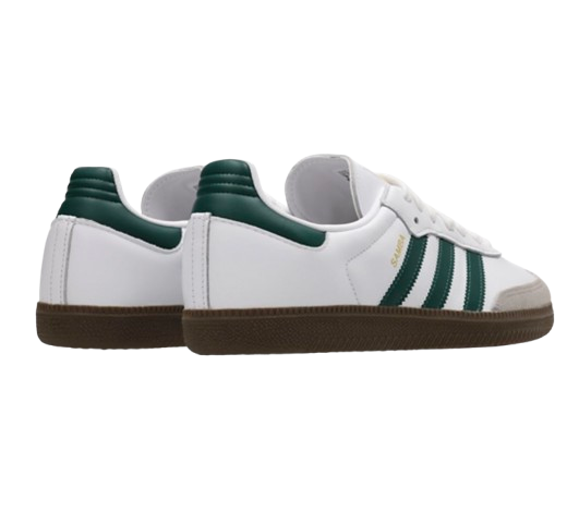 adidas Samba OG White-White-Clear Granite