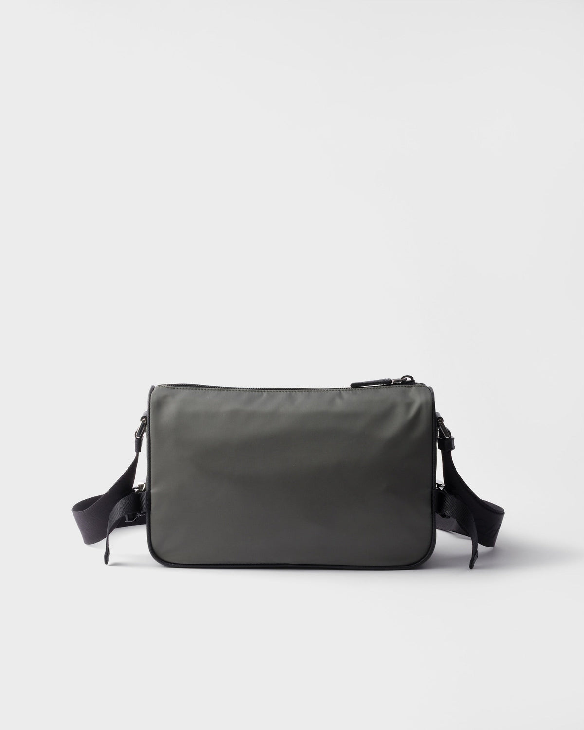 Sac de taille moyenne porté épaule en Re-Nylon et cuir Saffiano