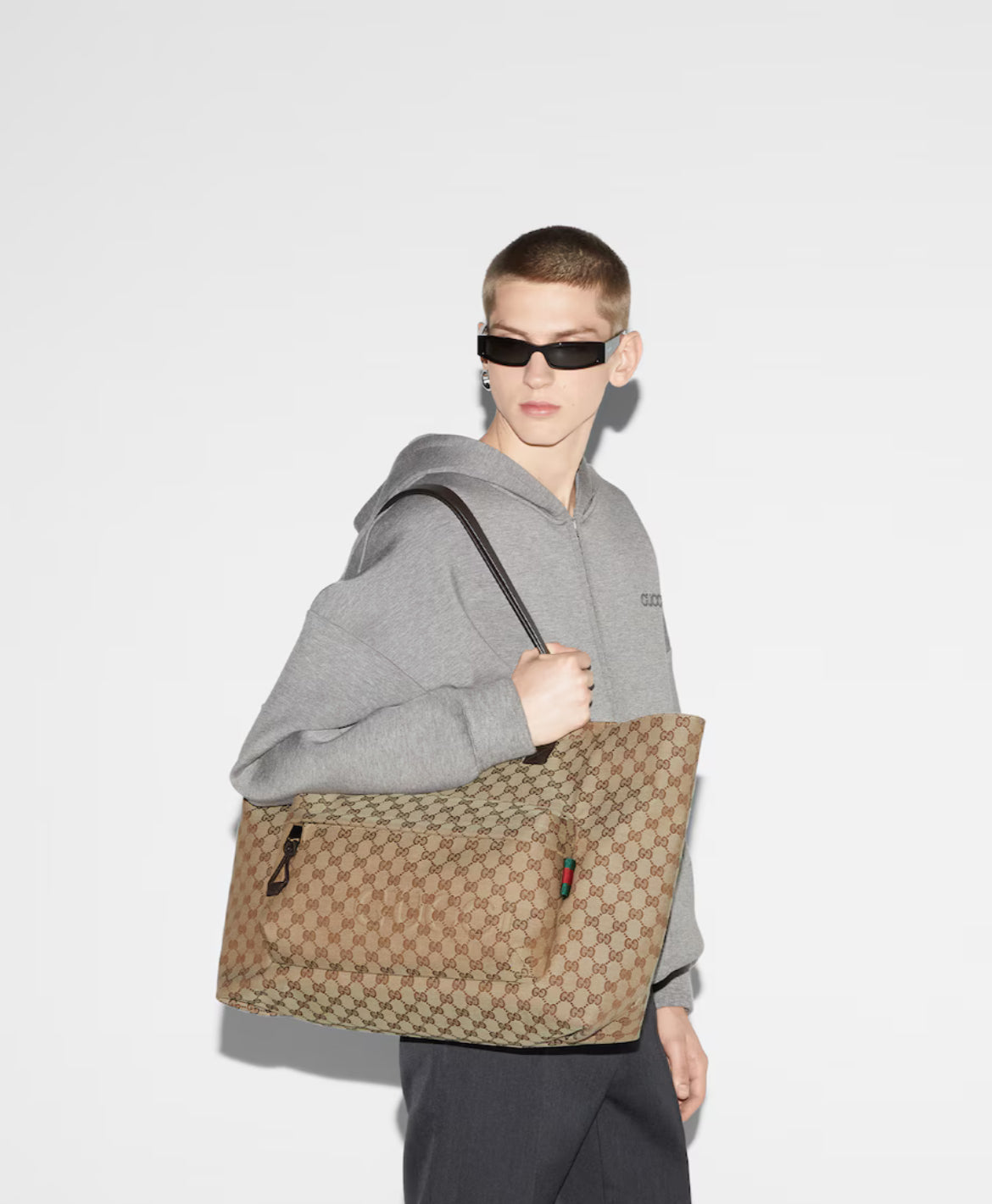 Cabas en toile GG maxi format