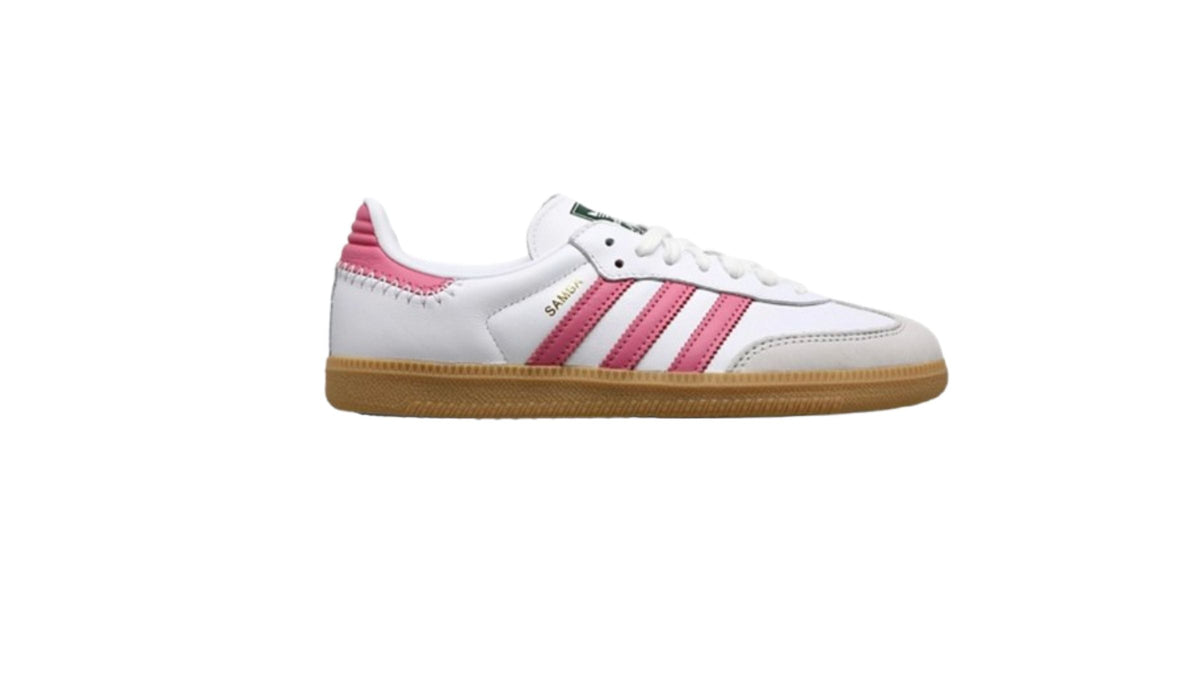adidas Samba OG White-Rose Tone-Collegiate Green