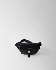 Sac porté épaule en Re-Nylon et cuir Saffiano