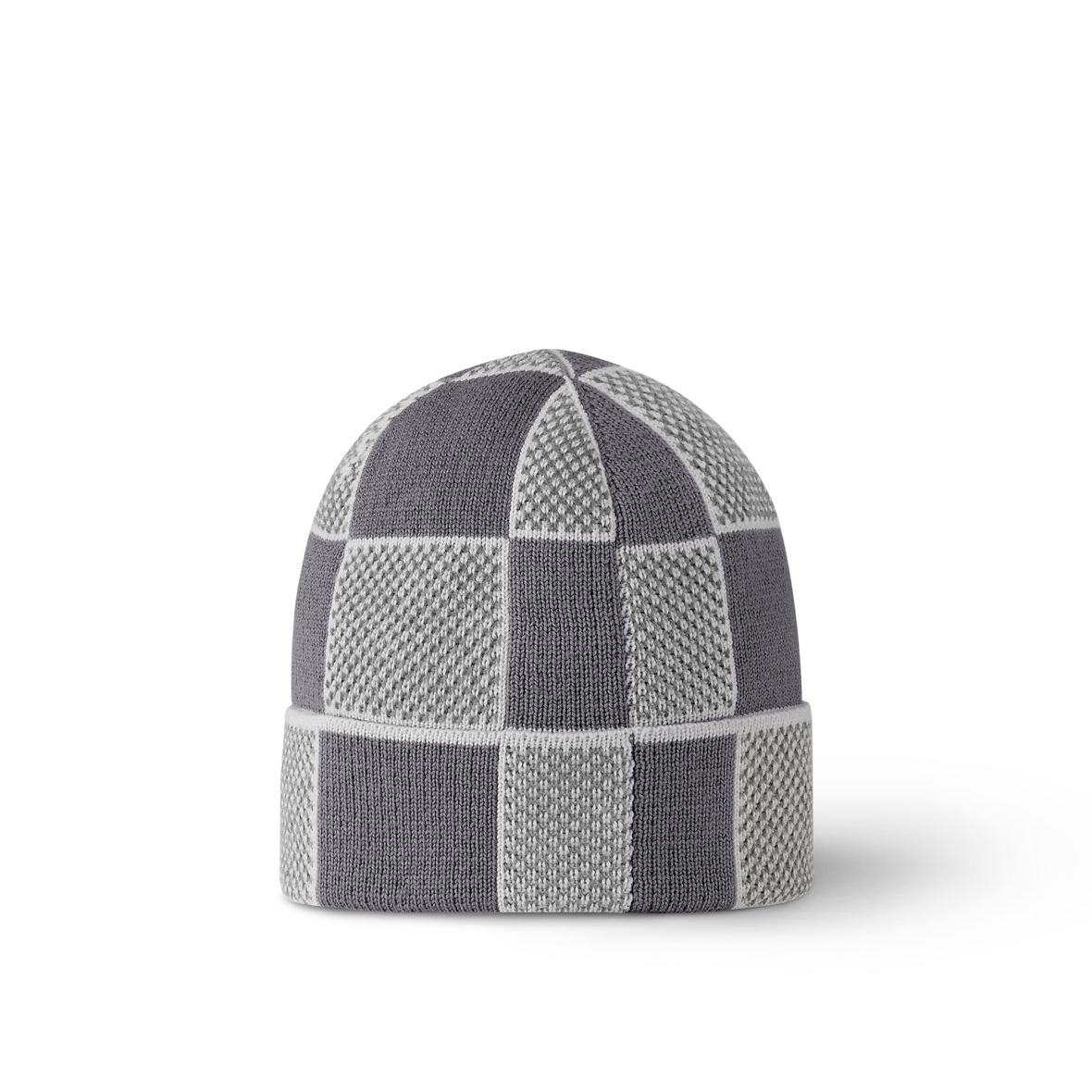 Bonnet et Écharpe Damier Heritage Gris
