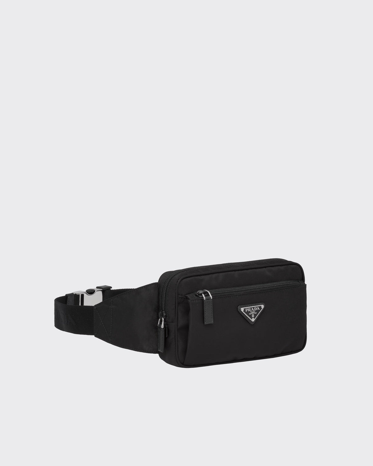 Sac banane en Re-Nylon et cuir Saffiano