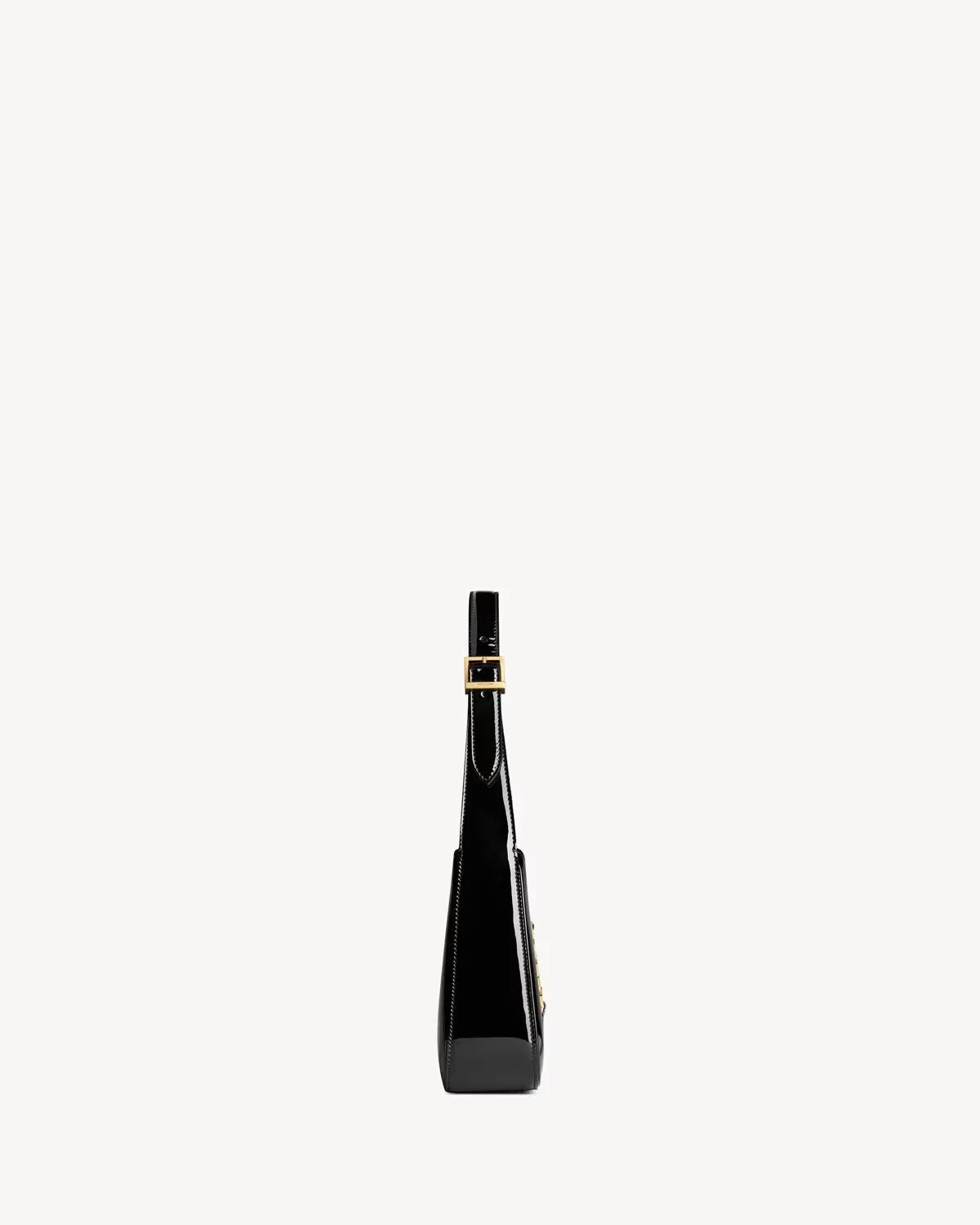 YSL - le 5 à 7 en cuir verni noir