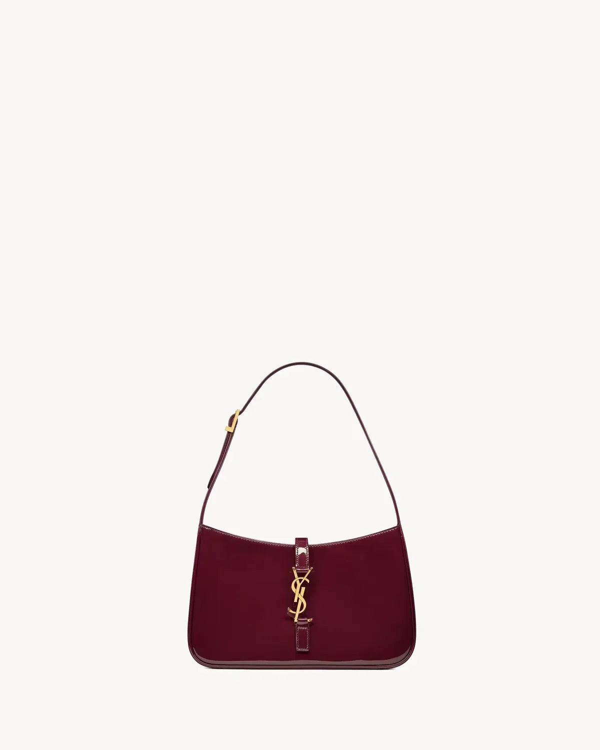 YSL - le 5 à 7 en cuir verni Red