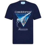 CASABLANCA Navy 'Aiiiiir' T-Shirt
