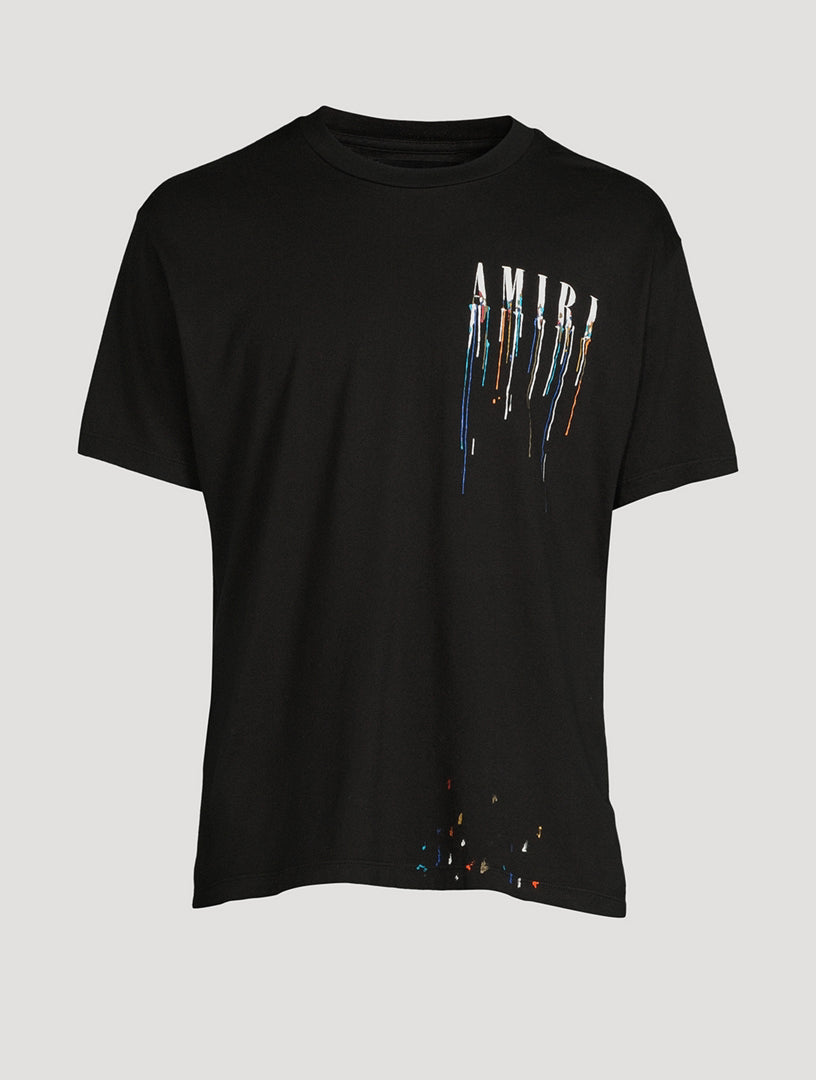 T-Shirt Amiri Noir Et Multicolore
