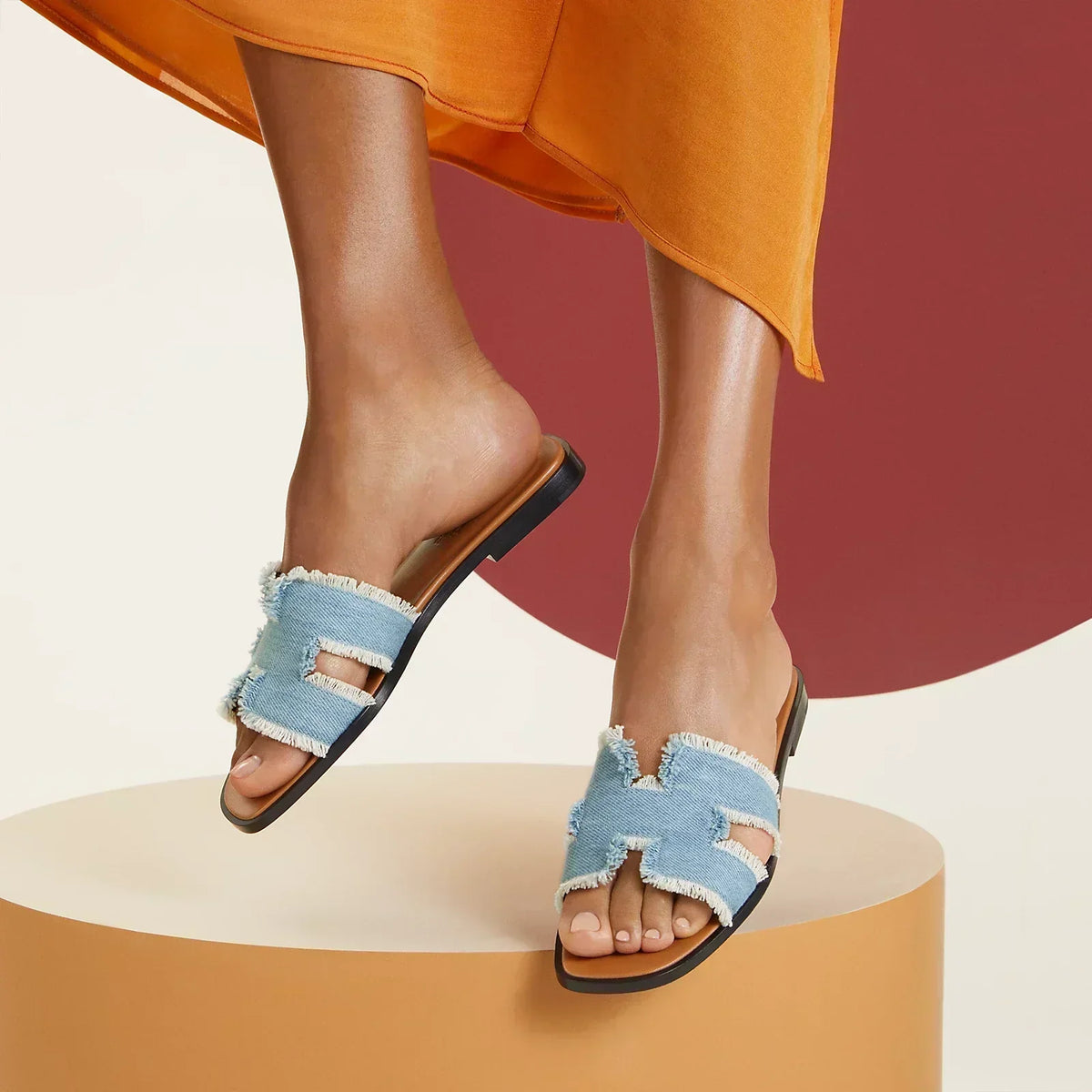 Sandales Oran - Bleu clair