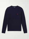Pull Ralph Lauren En Laine Bleu Marine