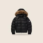 Doudoune Moncler — Noir capuche fourrure